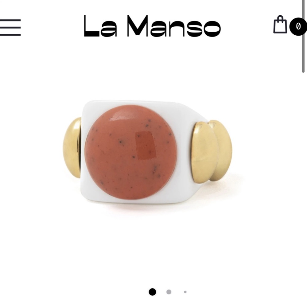 NWT La Manso Pantera Rosa 4ever Ring XS